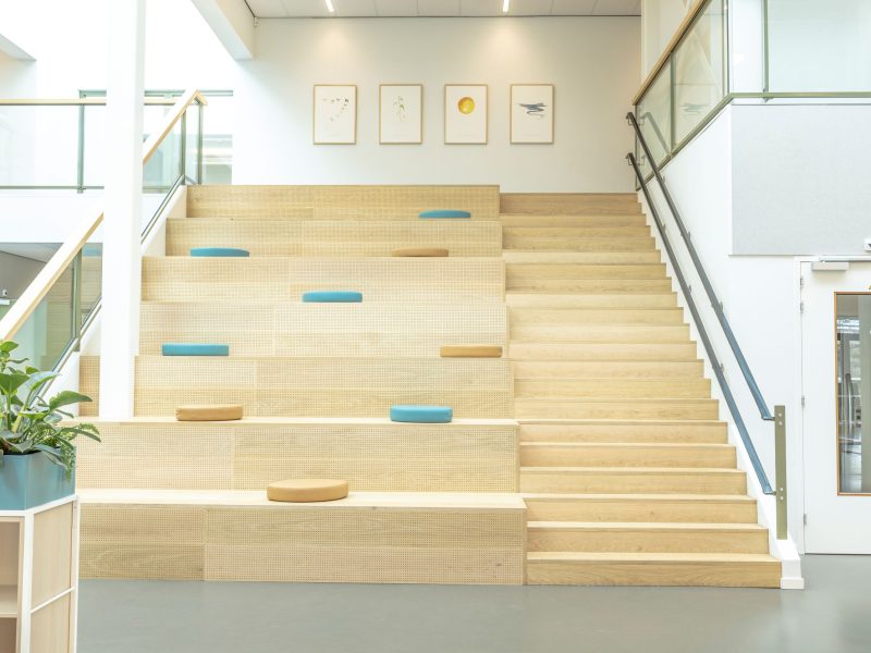 Interieurbouw Heusden – Onderwijs – Campus aan de Lanen – podium