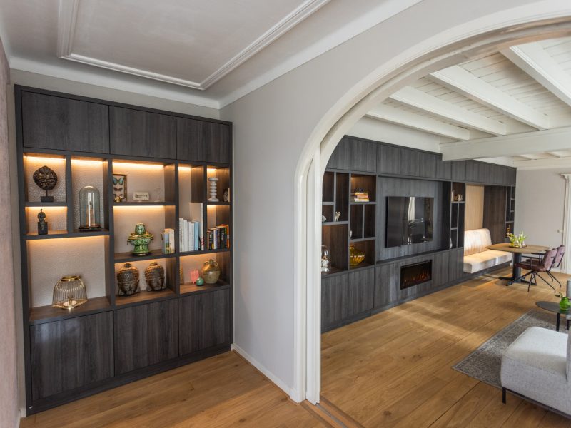 Interieurbouw Heusden – Particulier – Wandkast - Woonkamer