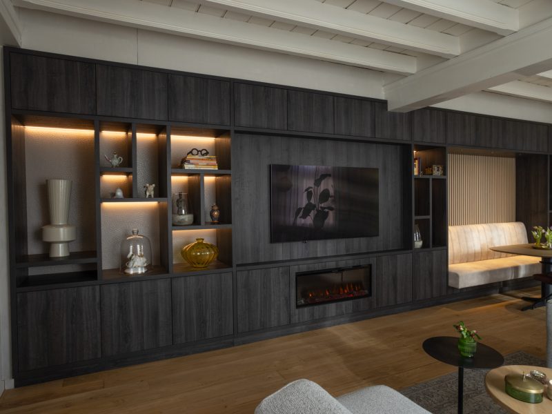 Interieurbouw Heusden – Particulier – Wandkast - Woonkamer