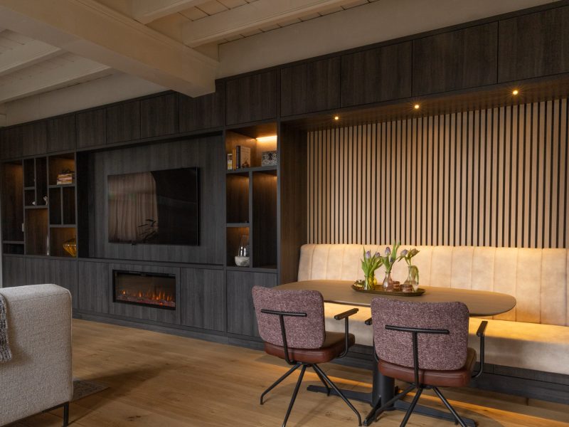 Interieurbouw Heusden – Particulier – Wandkast - Woonkamer